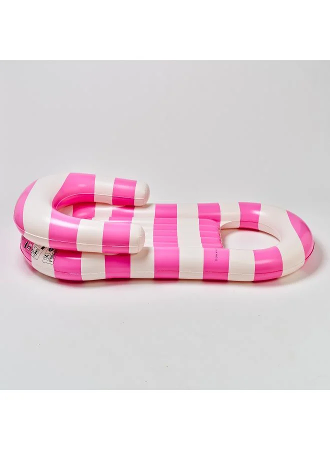 SUNNY LIFE  Laze & Lounge Pool Party Magenta Stripe  | Best Price UAE